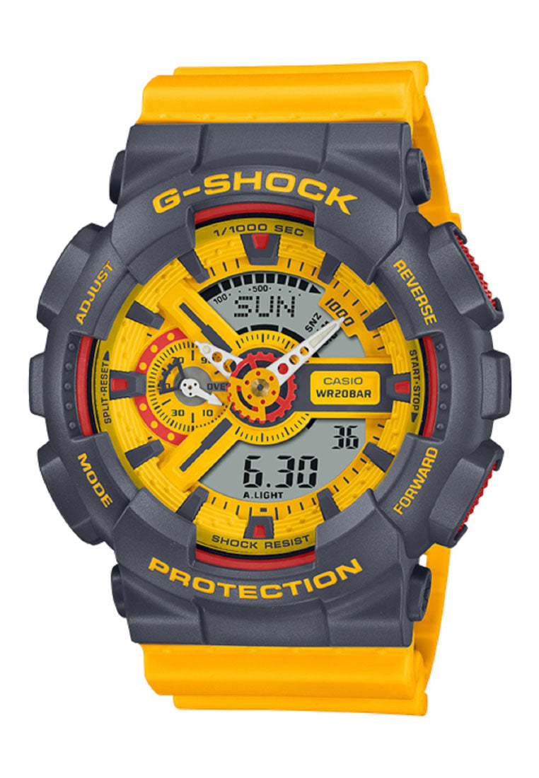 Casio G-shock GA-110Y-9A Digital Analog Rubber Strap Watch For Men-Watch Portal Philippines