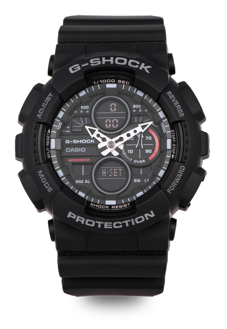 Casio G-shock GA-140-1A1 Digital Analog Rubber Strap Watch For Men-Watch Portal Philippines