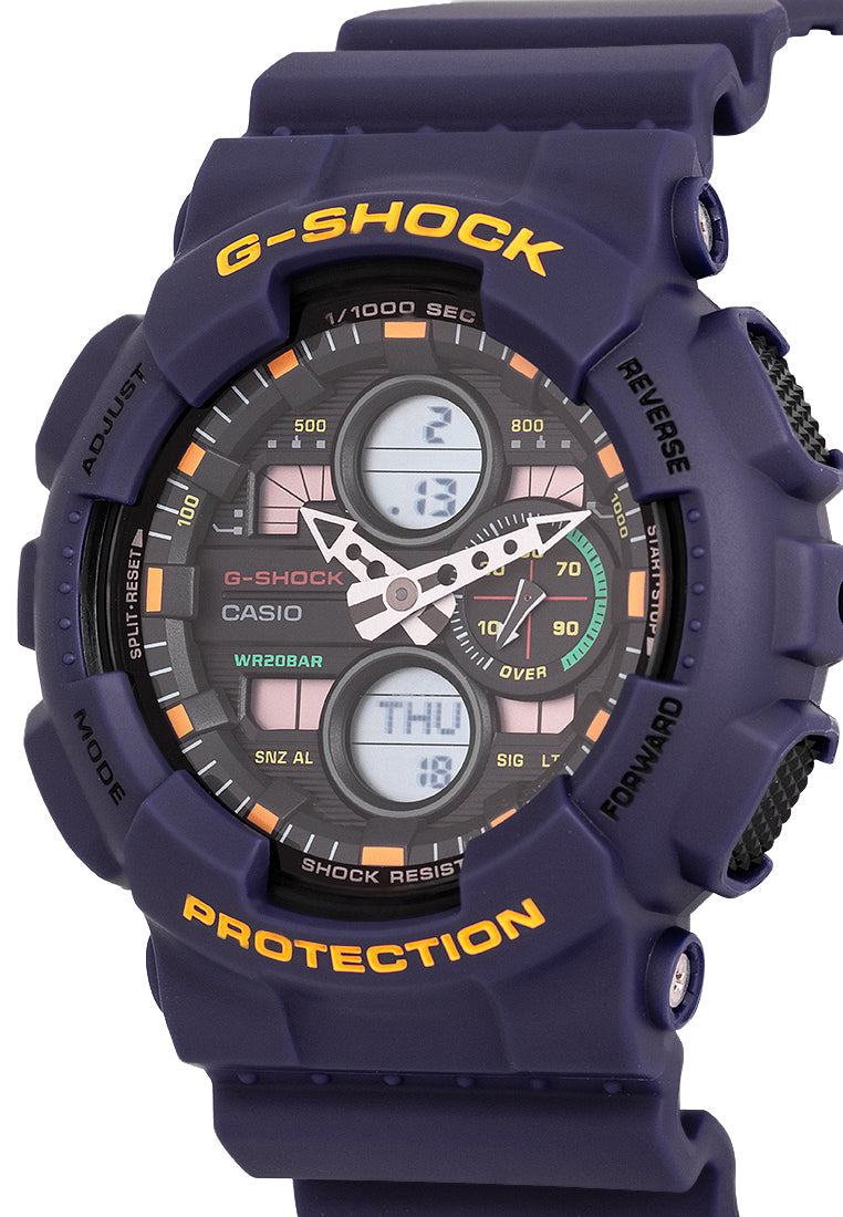 Casio G-shock GA-140-6A Digital Analog Rubber Strap Watch For Men-Watch Portal Philippines