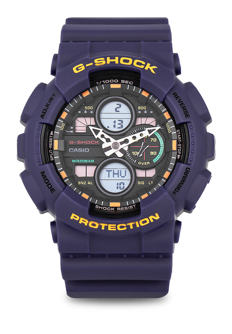Casio G-shock GA-140-6A Digital Analog Rubber Strap Watch For Men-Watch Portal Philippines