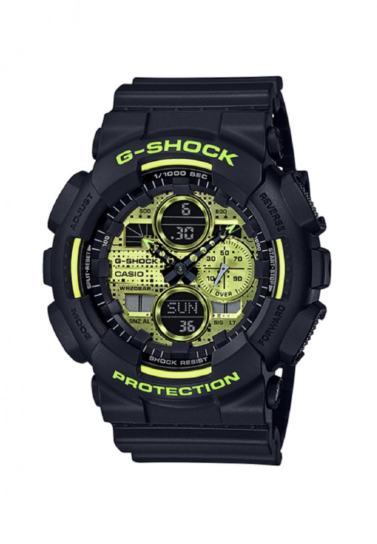 Casio G-shock GA-140DC-1A Digital Analog Rubber Strap Watch For Men-Watch Portal Philippines