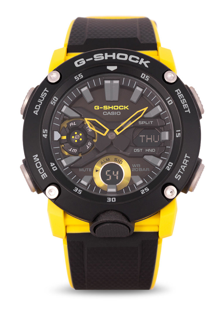 Casio G-shock GA-2000-1A9 Digital Analog Rubber Strap Watch for Men-Watch Portal Philippines