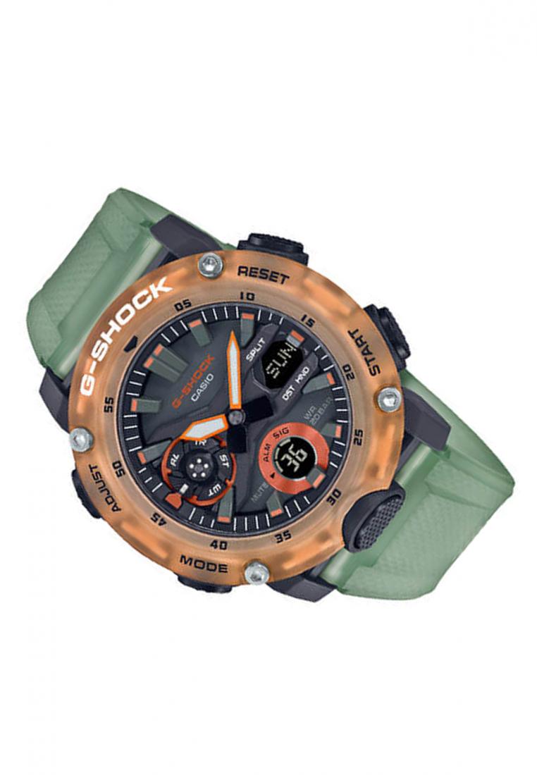 Casio G-shock GA-2000HC-3A Digital Analog Rubber Strap Watch For Men-Watch Portal Philippines