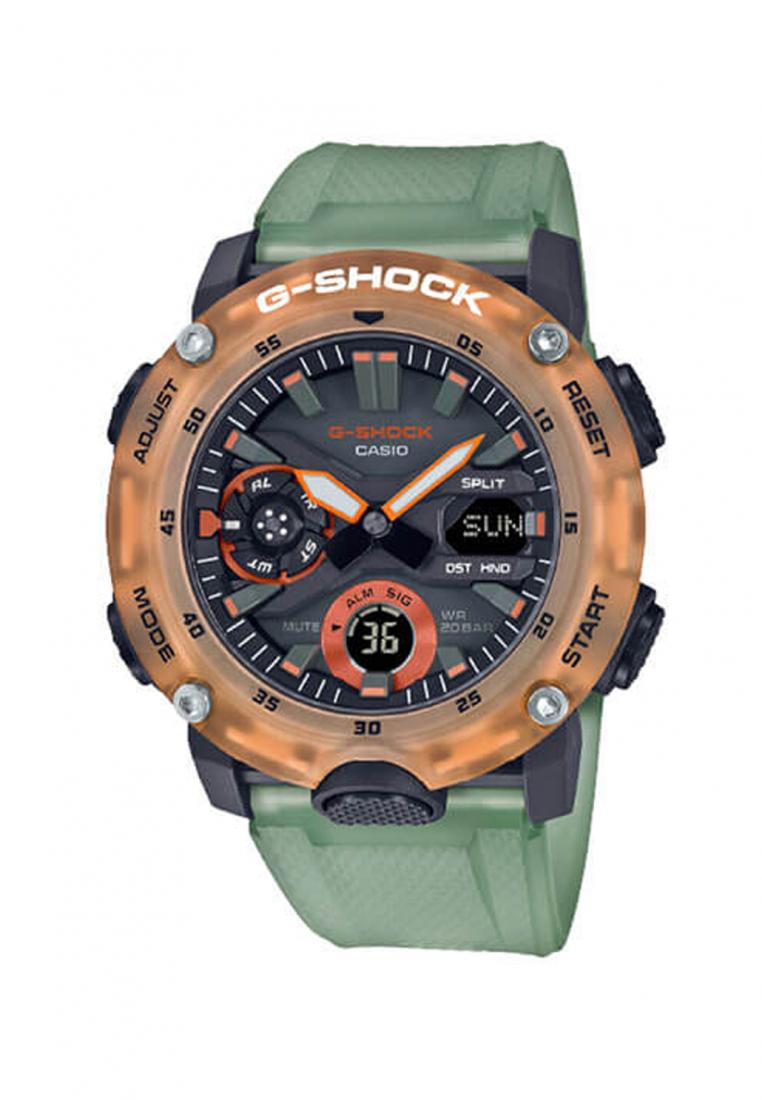 Casio G-shock GA-2000HC-3A Digital Analog Rubber Strap Watch For Men-Watch Portal Philippines