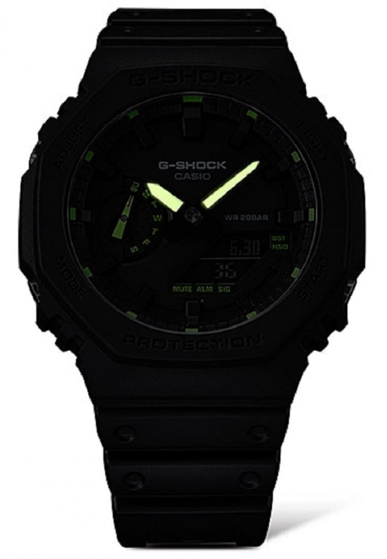 Casio G-shock GA-2100-1A3 Digital Analog Leather Strap Watch For Men-Watch Portal Philippines
