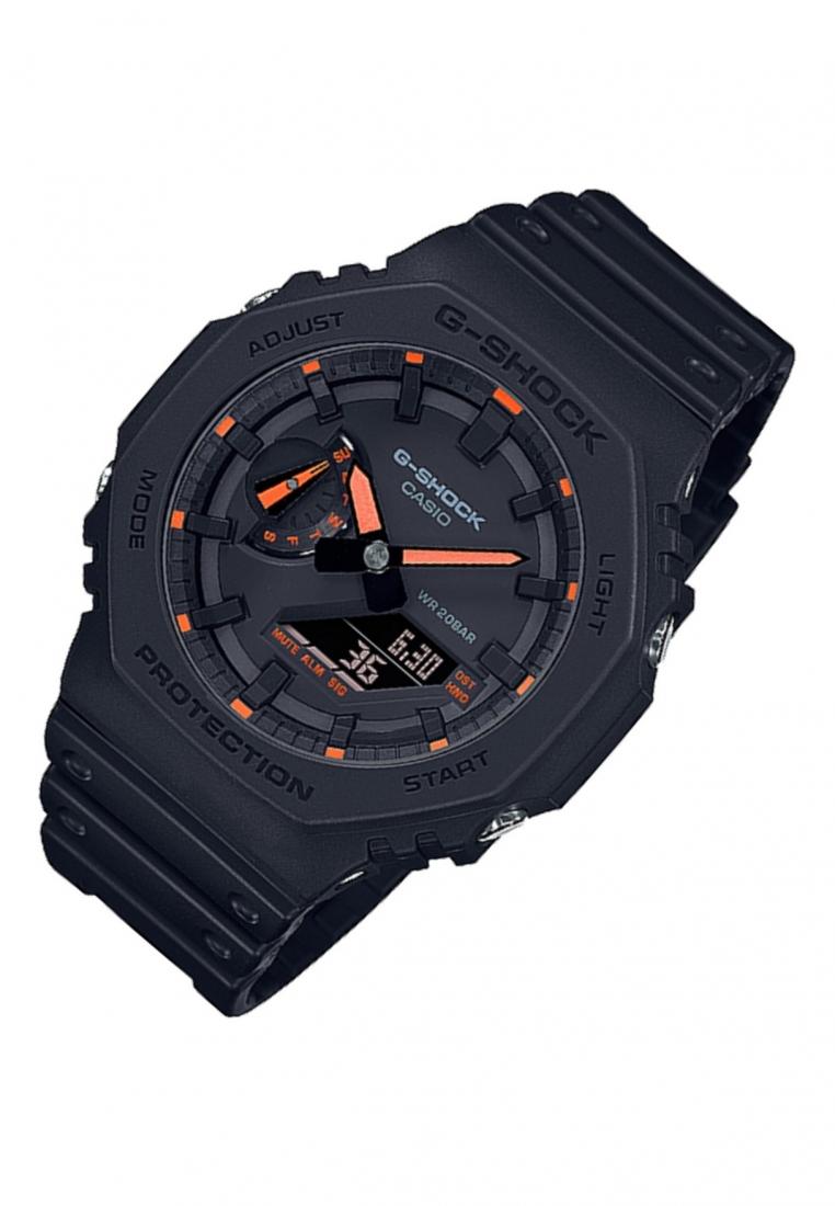Casio G-shock GA-2100-1A4 Digital Analog Leather Strap Watch For Men-Watch Portal Philippines