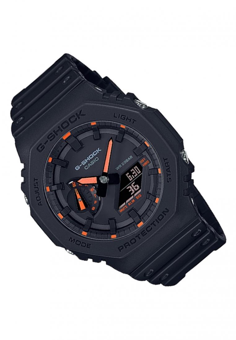 Casio G-shock GA-2100-1A4 Digital Analog Leather Strap Watch For Men-Watch Portal Philippines