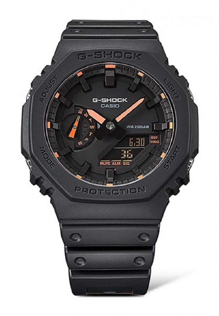 Casio G-shock GA-2100-1A4 Digital Analog Leather Strap Watch For Men-Watch Portal Philippines