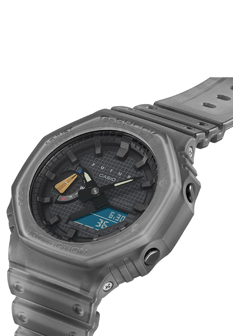 Casio G-shock GA-2100FT-8A Digital Analog Rubber Strap Watch For Men-Watch Portal Philippines