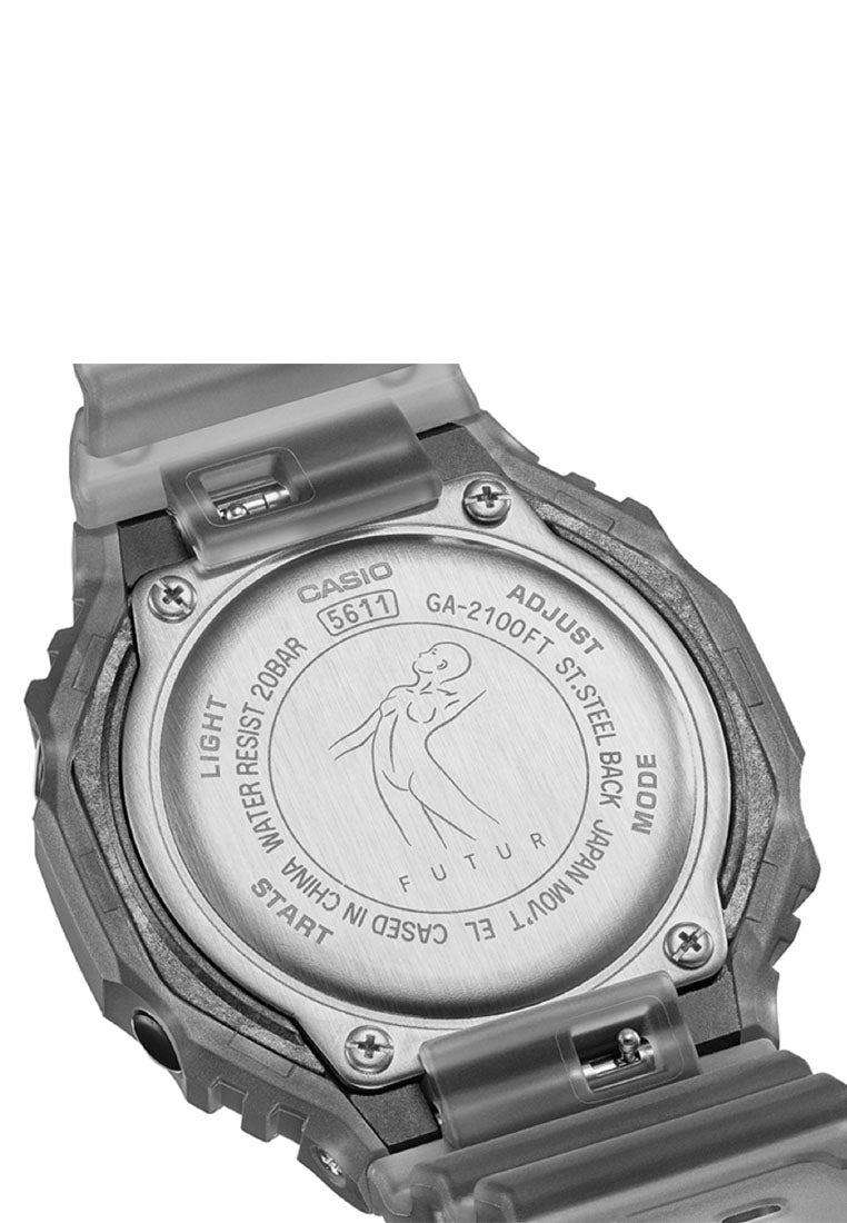 Casio G-shock GA-2100FT-8A Digital Analog Rubber Strap Watch For Men-Watch Portal Philippines