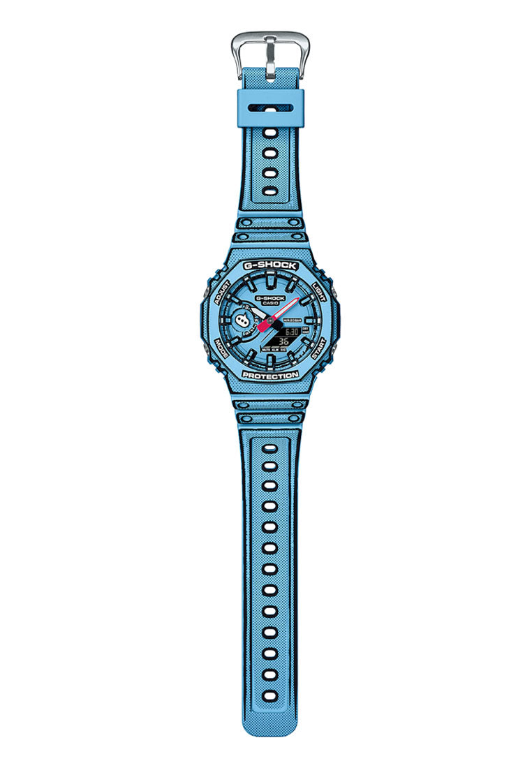 Casio G-shock GA-2100MNG-2A Manga Inspired Digital Analog Rubber Strap Watch For Men-Watch Portal Philippines