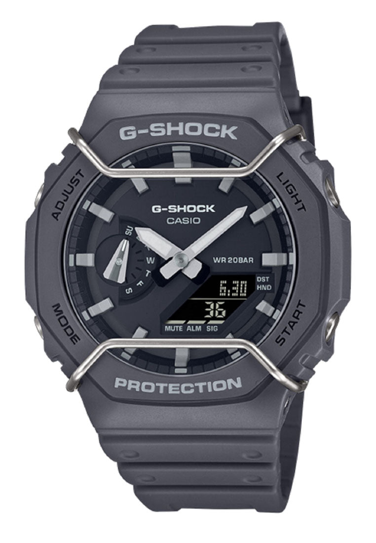 Casio G-shock GA-2100PTS-8A Digital Analog Rubber Strap Watch For Men-Watch Portal Philippines