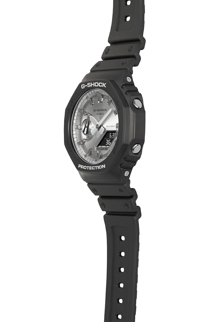 Casio G-shock GA-2100SB-1A Digital Analog Rubber Strap Watch For Men-Watch Portal Philippines