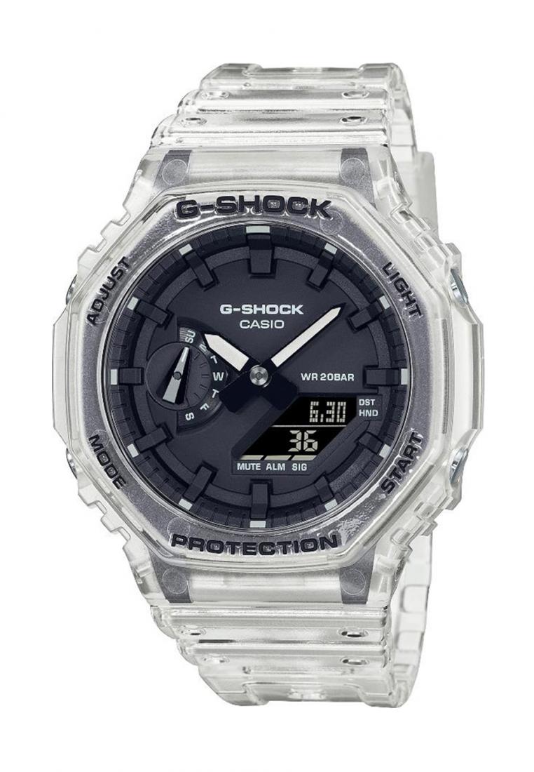 Casio G-shock GA-2100SKE-7A Digital Analog Rubber Strap Watch For Men-Watch Portal Philippines