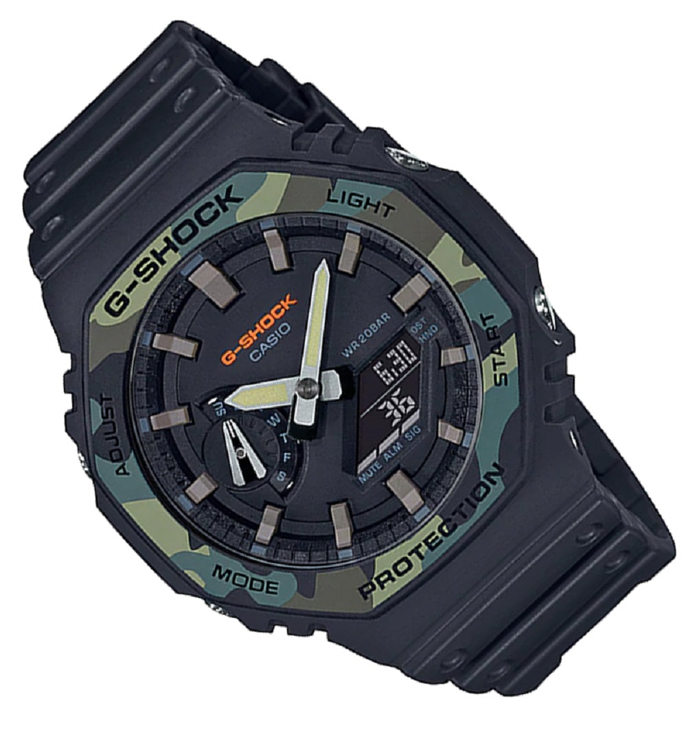 Casio G-shock GA-2100SU-1ADR Digital Analog Rubber Strap Watch For Men-Watch Portal Philippines