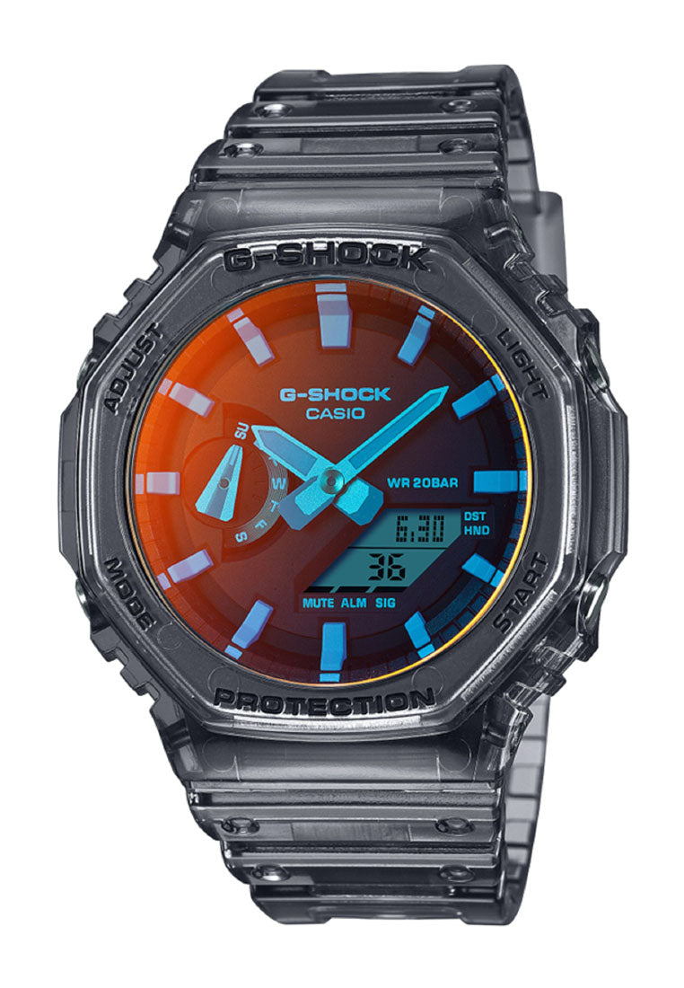 Casio G-shock GA-2100TLS-8A Digital Analog Rubber Strap Watch for Men-Watch Portal Philippines