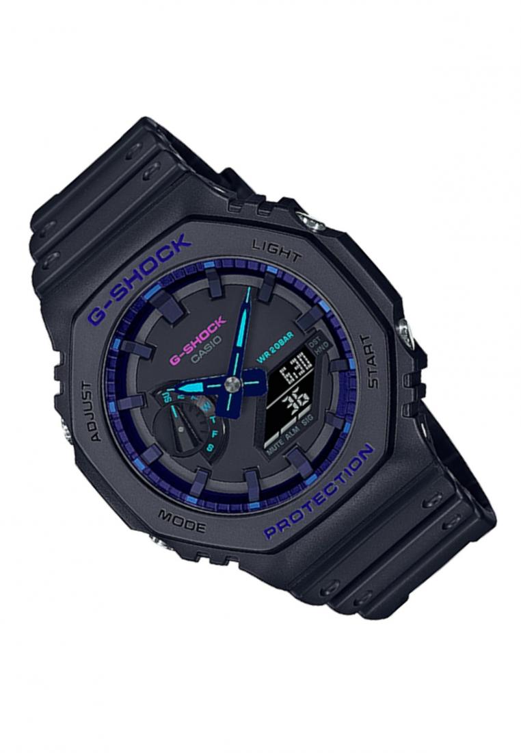 Casio G-shock GA-2100VB-1A Digital Analog Rubber Strap Watch For Men-Watch Portal Philippines