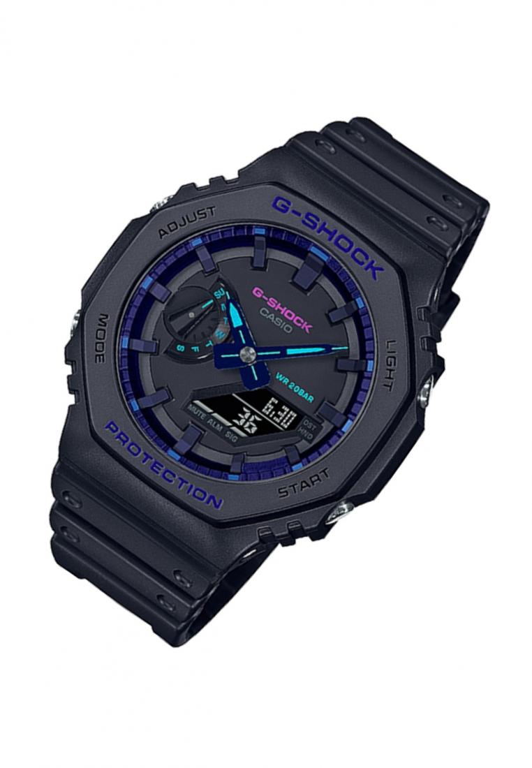 Casio G-shock GA-2100VB-1A Digital Analog Rubber Strap Watch For Men-Watch Portal Philippines
