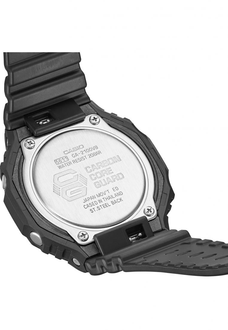 Casio G-shock GA-2100VB-1A Digital Analog Rubber Strap Watch For Men-Watch Portal Philippines
