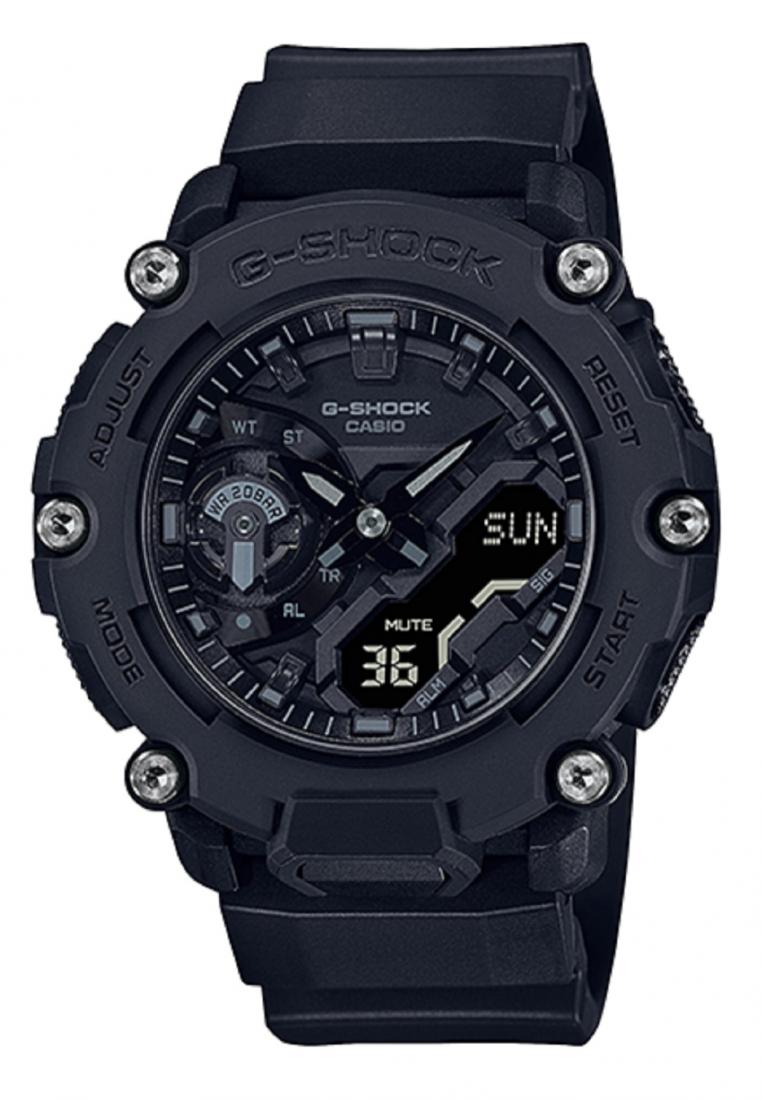 Casio G-shock GA-2200BB-1ADR Digital Analog Rubber Strap Watch For Men-Watch Portal Philippines