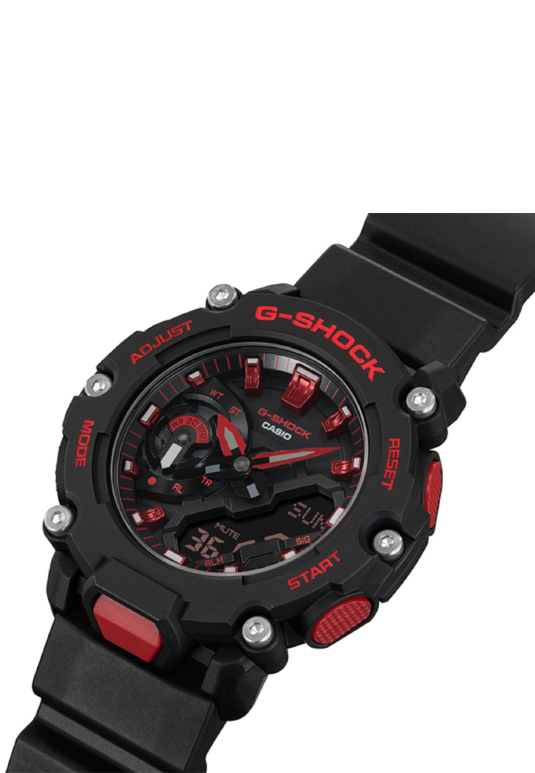 Casio G-shock GA-2200BNR-1A Digital Analog Rubber Strap Watch For Men-Watch Portal Philippines