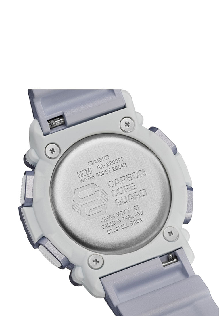 Casio G-shock GA-2200FF-8A Digital Analog Rubber Strap Watch For Men-Watch Portal Philippines