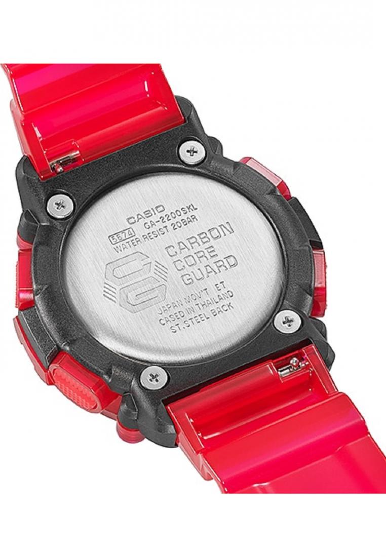 Casio G-shock GA-2200SKL-4A Digital Analog Rubber Strap Watch For Men-Watch Portal Philippines