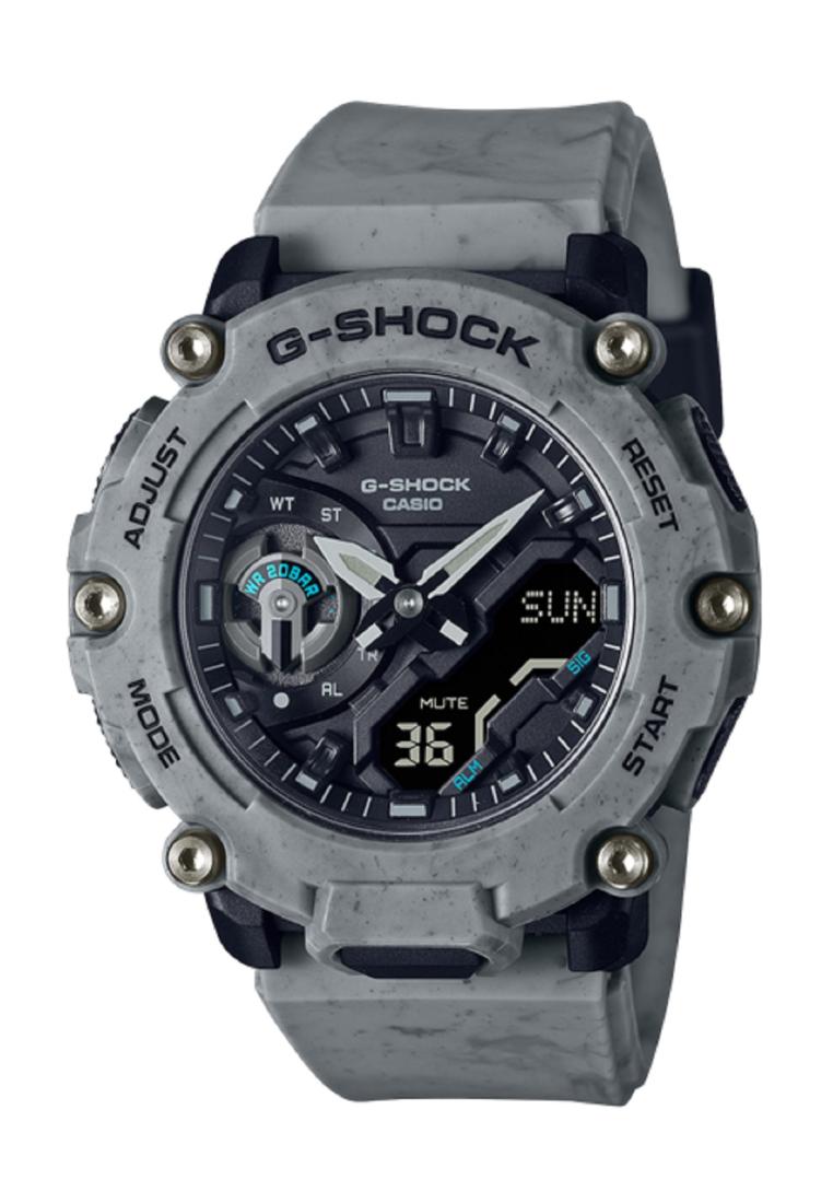 Casio G-shock GA-2200SL-8A Digital Analog Rubber Strap Watch For Men-Watch Portal Philippines