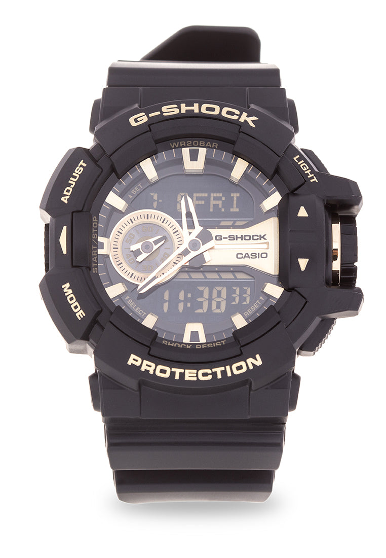 Casio G-shock GA-400GB-1A9DR Digital Analog Rubber Strap Watch For Men-Watch Portal Philippines