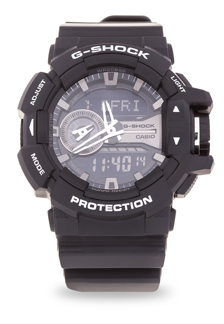 Casio G-shock GA-400GB-1ADR Digital Analog Rubber Strap Watch For Men-Watch Portal Philippines