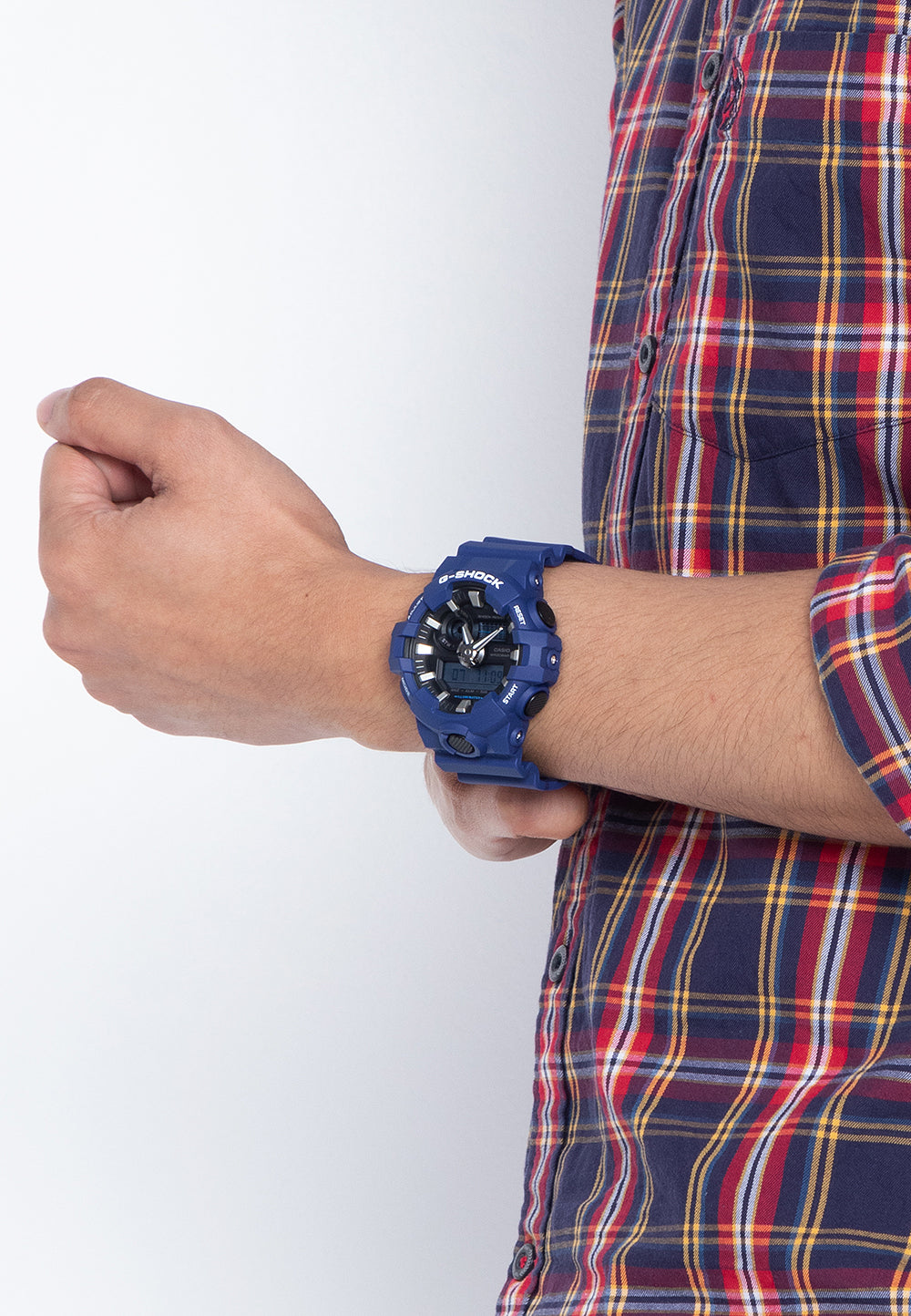Casio G-shock GA-700-2A Digital Analog Rubber Strap Watch For Men-Watch Portal Philippines