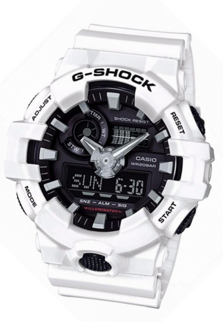 Casio G-shock GA-700-7A Digital Analog Rubber Strap Watch For Men-Watch Portal Philippines