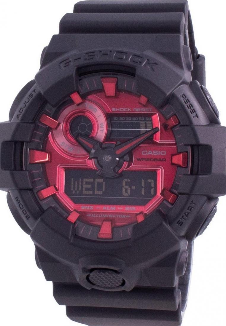 Casio G-shock GA-700AR-1A Digital Analog Rubber Strap Watch For Men-Watch Portal Philippines