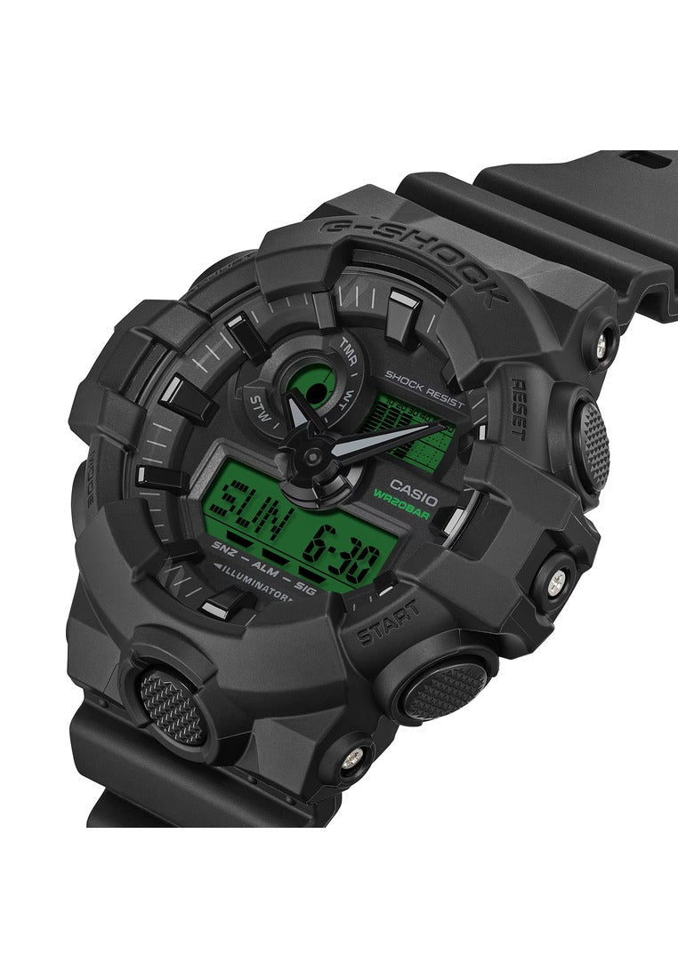 Casio G-shock GA-700BEG-1ADR Rubber Strap Digital Analog Watch for Men-Watch Portal Philippines