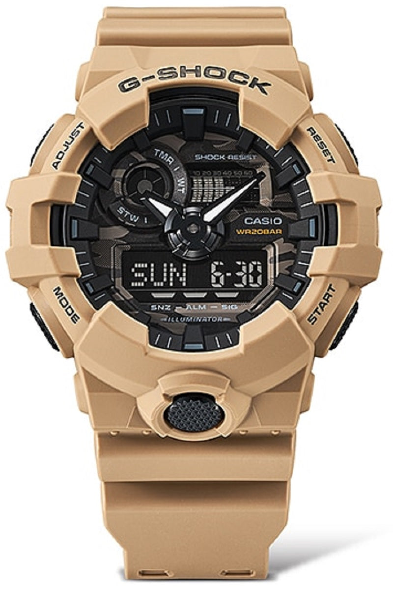 Casio G-shock GA-700CA-5A Digital Analog Rubber Strap Watch For Men-Watch Portal Philippines