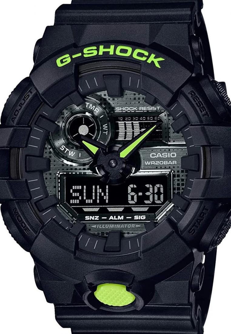 Casio G-shock GA-700DC-1A Digital Analog Rubber Strap Watch For Men-Watch Portal Philippines