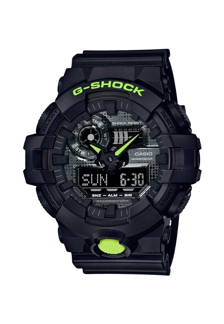 Casio G-shock GA-700DC-1A Digital Analog Rubber Strap Watch For Men-Watch Portal Philippines
