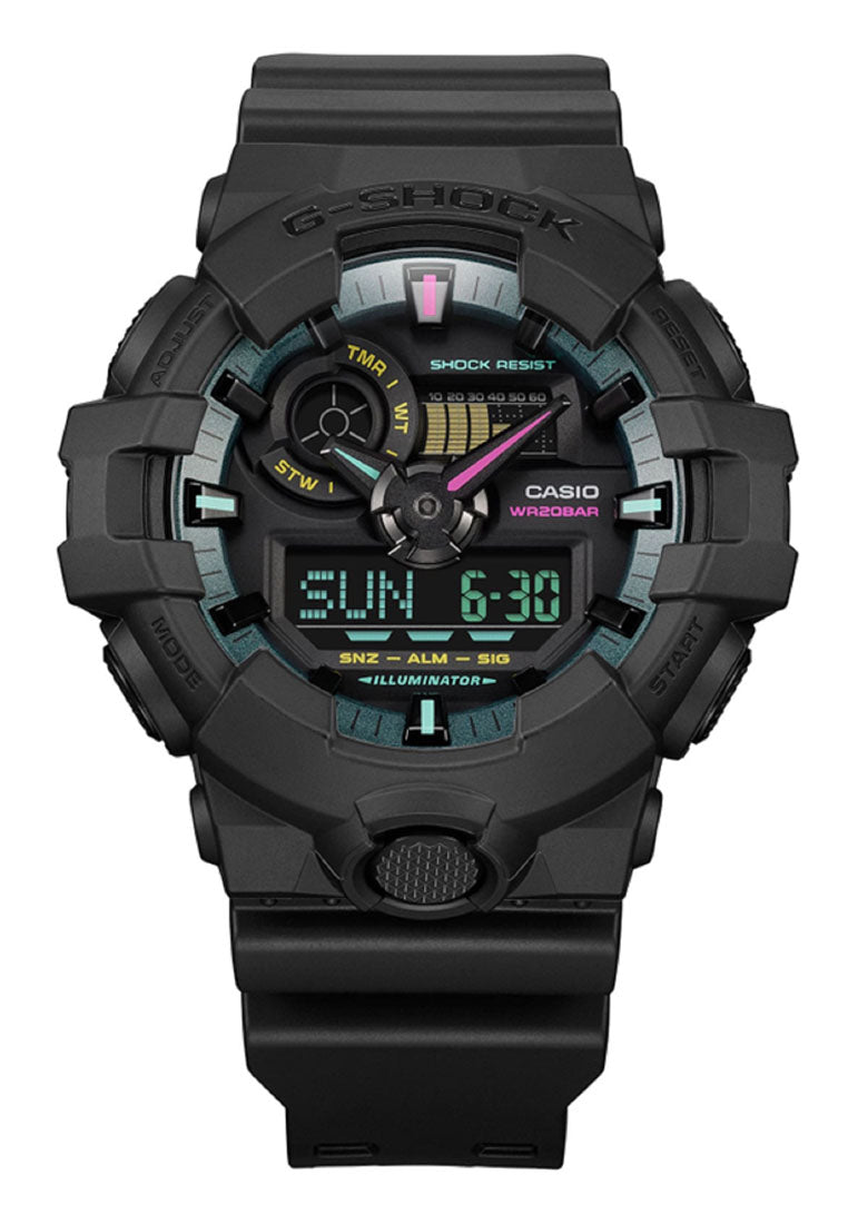 Casio G-shock GA-700MF-1A Digital Analog Rubber Strap Watch for Men-Watch Portal Philippines