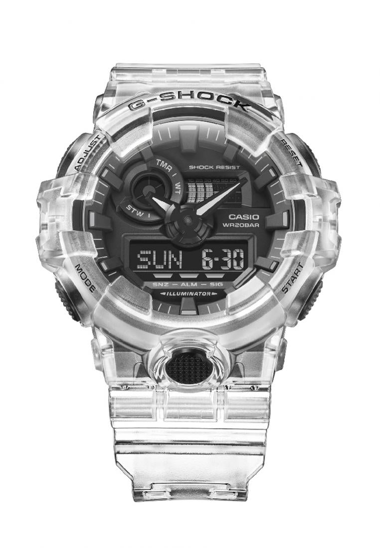 Casio G-shock GA-700SKE-7A Digital Analog Rubber Strap Watch For Men-Watch Portal Philippines