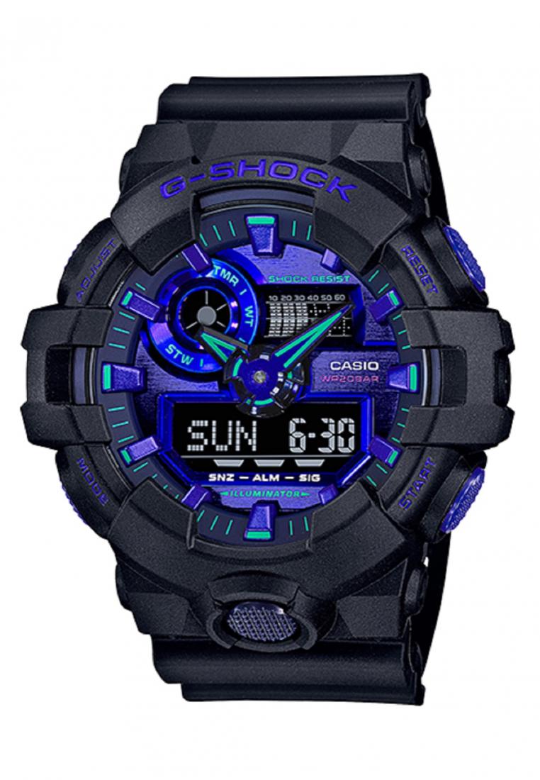 Casio G-shock GA-700VB-1A Digital Analog Rubber Strap Watch For Men-Watch Portal Philippines