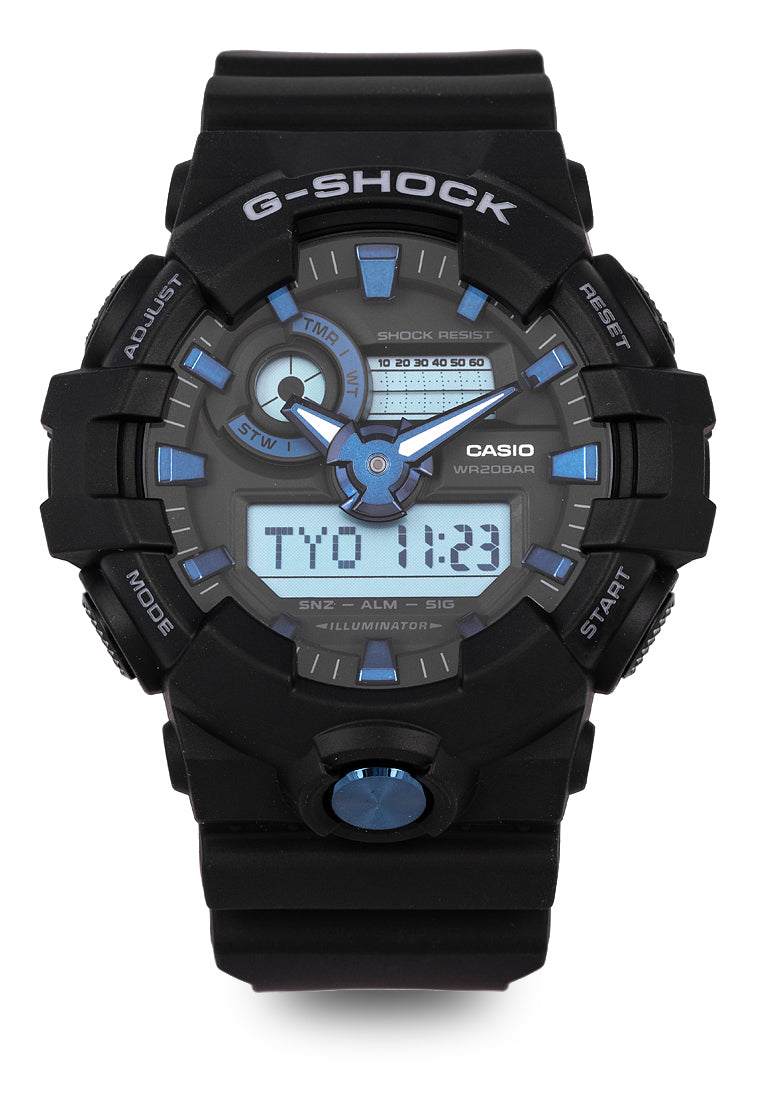 Casio G-shock GA-710B-1A2 Digital Analog Rubber Strap Watch For Men-Watch Portal Philippines