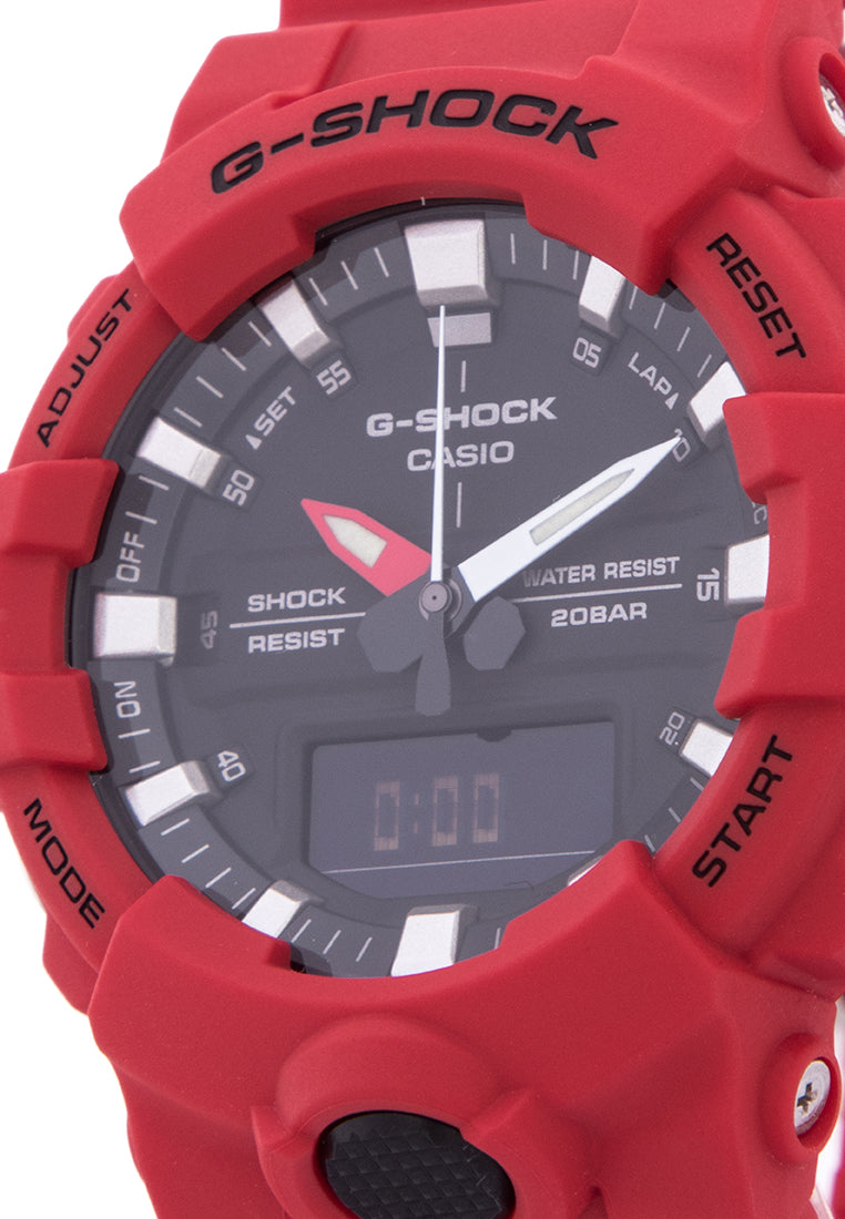 Casio G-shock GA-800-4A Digital Analog Rubber Strap Watch For Men-Watch Portal Philippines