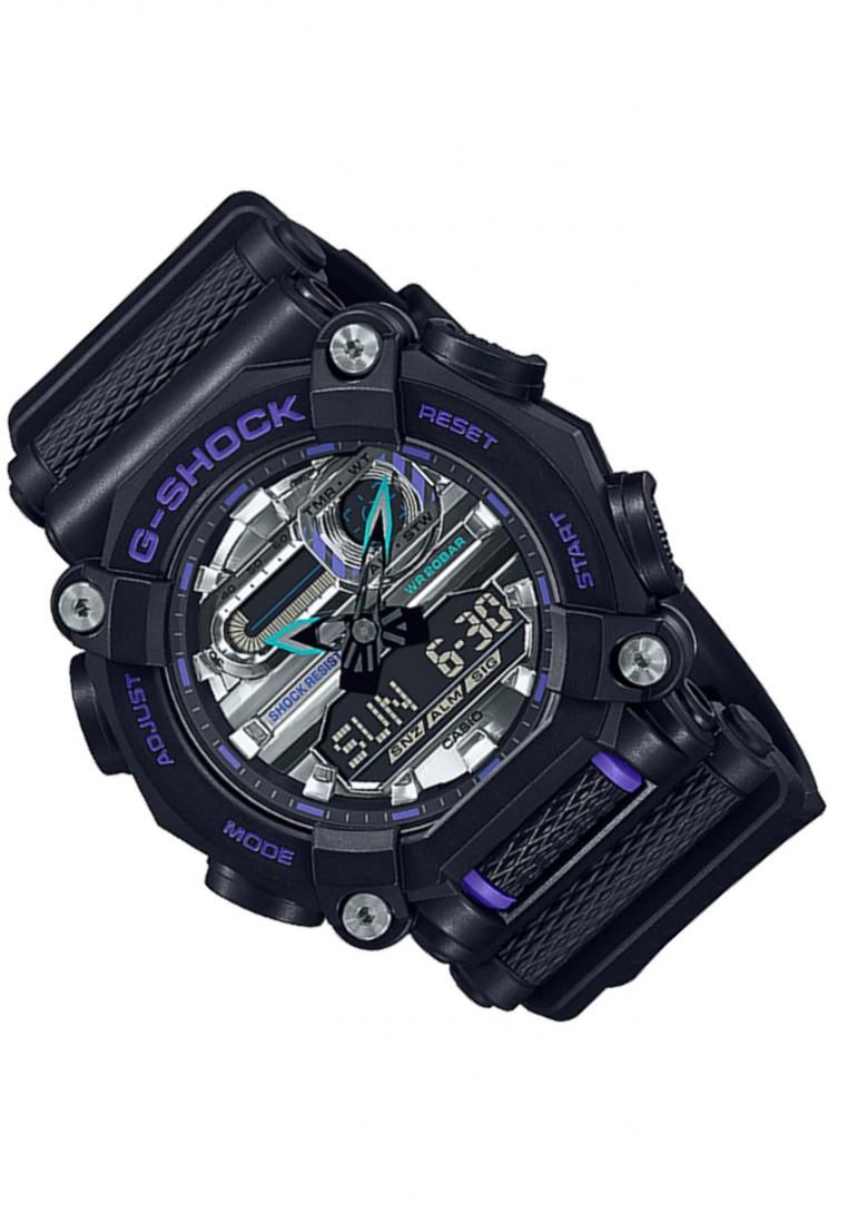 Casio G-shock GA-900AS-1ADR Digital Analog Rubber Strap Watch For Men-Watch Portal Philippines