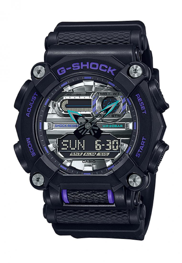 Casio G-shock GA-900AS-1ADR Digital Analog Rubber Strap Watch For Men-Watch Portal Philippines