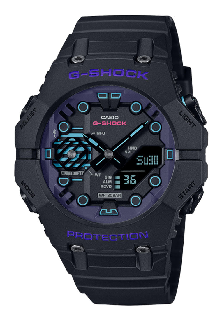 Casio G-shock GA-B001CBR-1A Digital Analog Rubber Strap Bluetooth Watch For Men