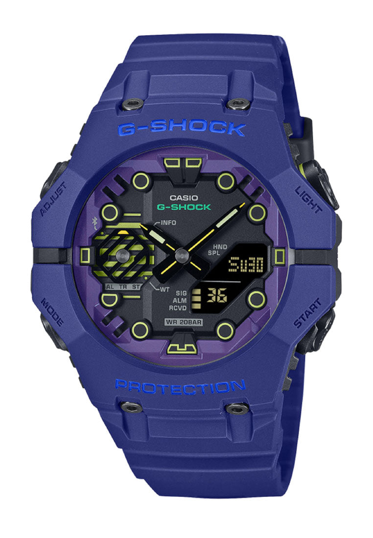 Casio G-shock GA-B001CBR-2A Digital Analog Rubber Strap Bluetooth Watch For Men