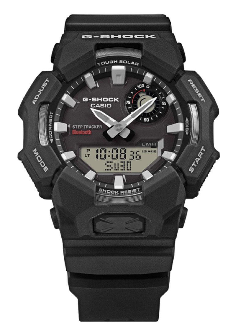 Casio G-shock GA-B010-1ADR Digital Analog Rubber Strap Solar Bluetooth Watch for Men-Watch Portal Philippines