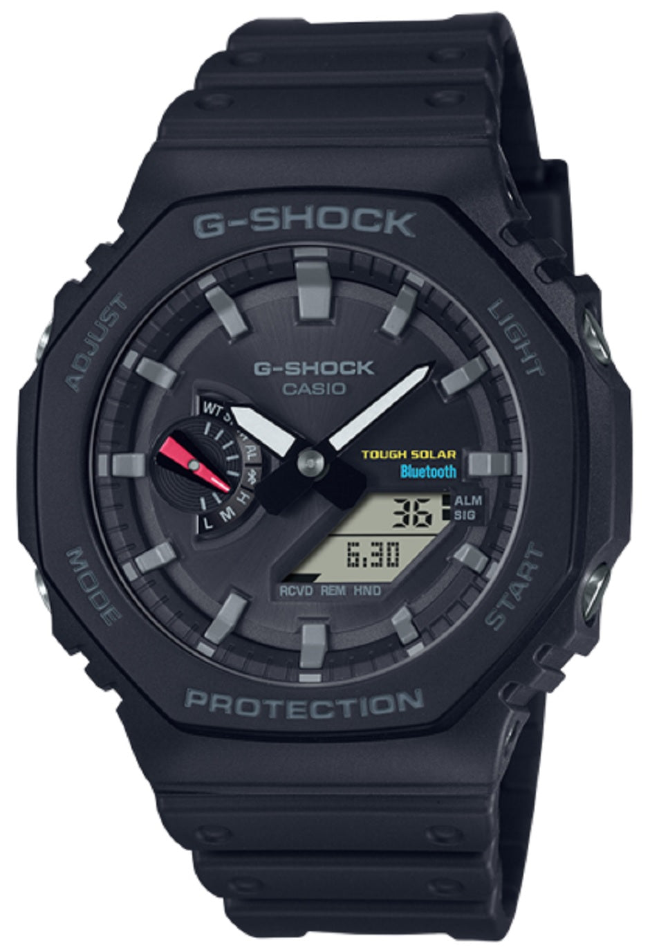Casio G-shock GA-B2100-1A Digital Analog Rubber Strap Watch For Men