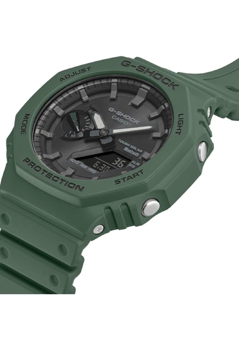 Casio G-shock GA-B2100-3A Digital Analog Rubber Strap Watch For Men-Watch Portal Philippines