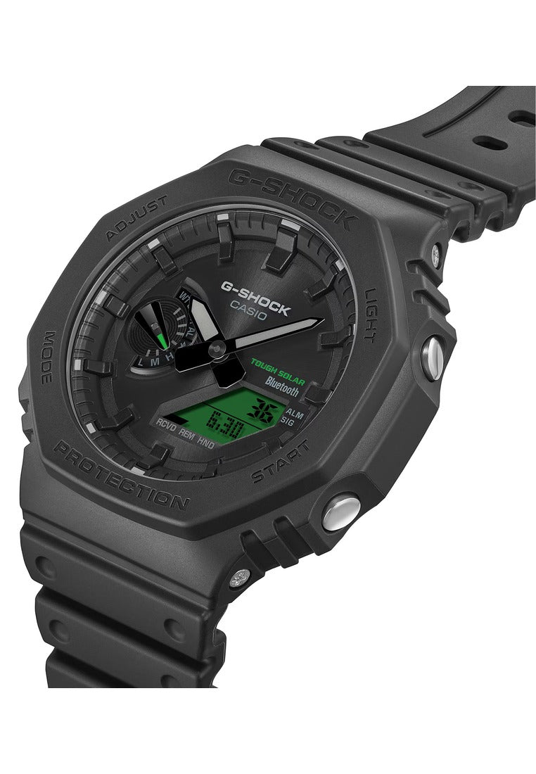 Casio G-shock GA-B2100BEG-1ADR Rubber Strap Digital Analog Bluetooth Solar Watch for Men-Watch Portal Philippines